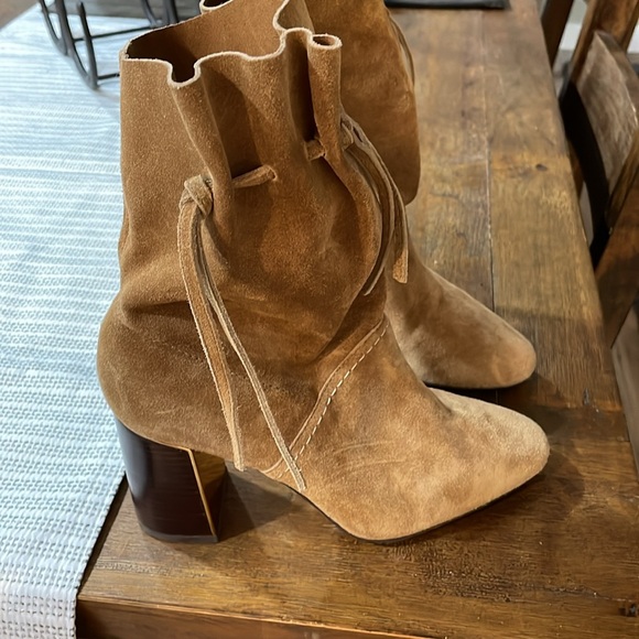 Tory Burch Suede Ankle Boots - Picture 2 of 10